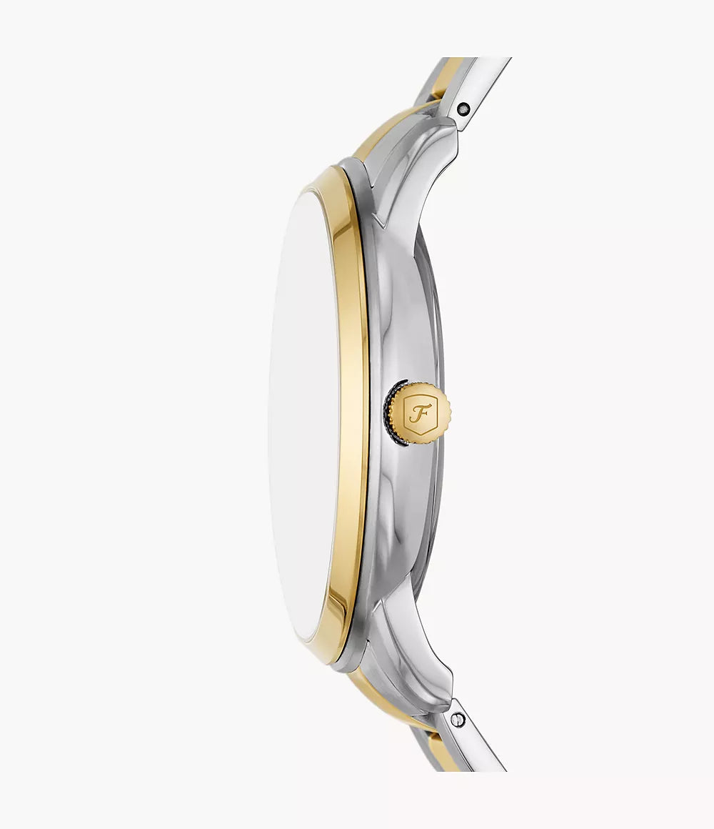 Reloj Fossil Moonphase de hombre banda de metal