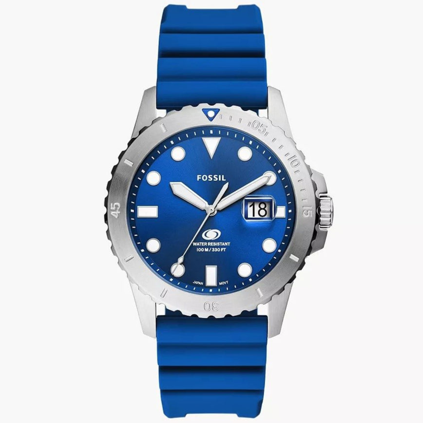 Fossil Reloj De Hombre Azul Fossil Blue Dive Reloj Para Hombre