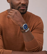 Fossil Neutra reloj Análogo para Caballero Correa de Cuero