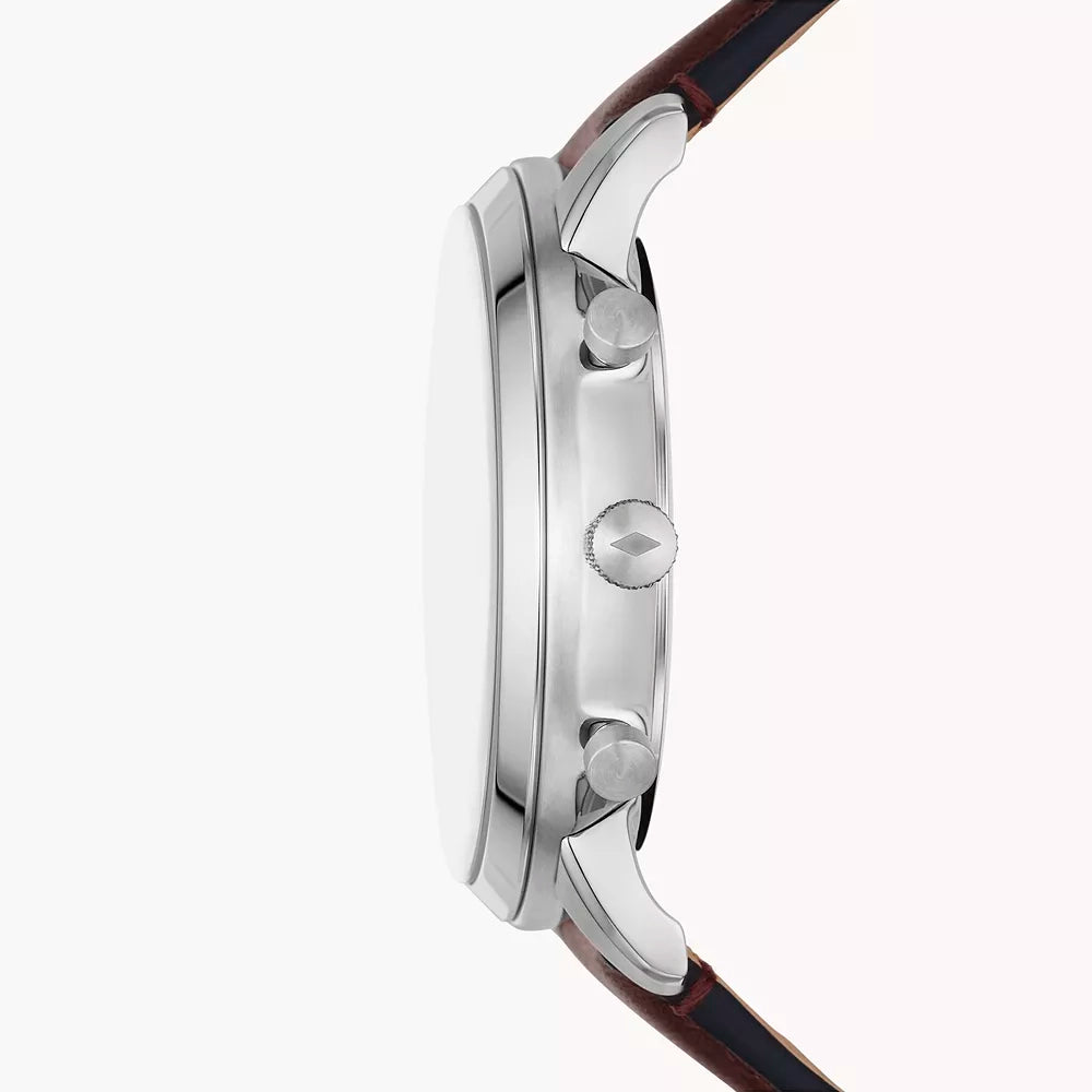 Fossil Neutra reloj Análogo para Caballero Correa de Cuero