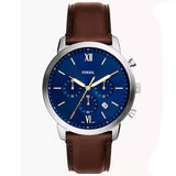 Fossil Neutra reloj Análogo para Caballero Correa de Cuero