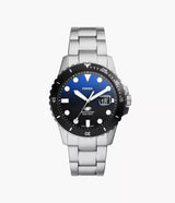 Reloj Fossil Blue Dive para caballero pulsera de metal