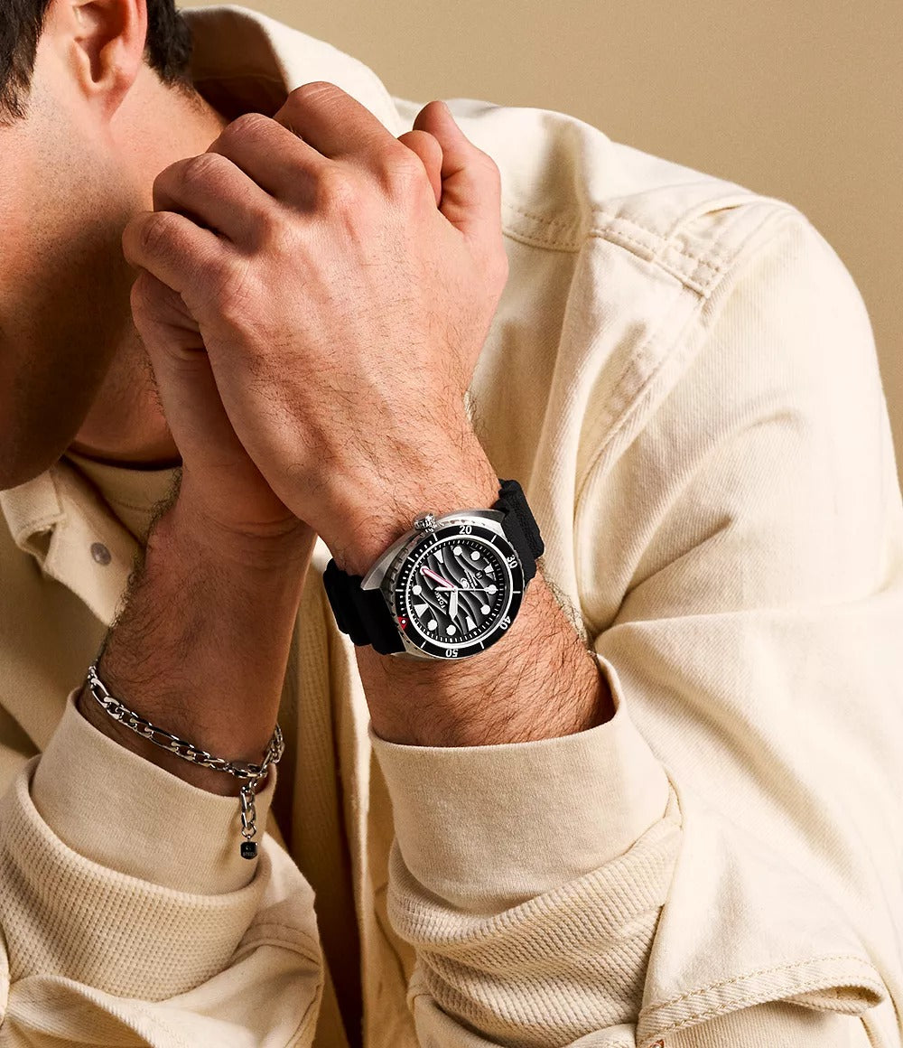 Reloj Fossil Breaker para hombre pulsera de caucho