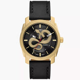 Reloj Fossil Machine de caballero correa de cuero 42 mm