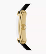 Reloj Fossil Carraway para caballero pulsera de cuero cuadrado
