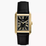 Reloj Fossil Carraway para caballero pulsera de cuero cuadrado