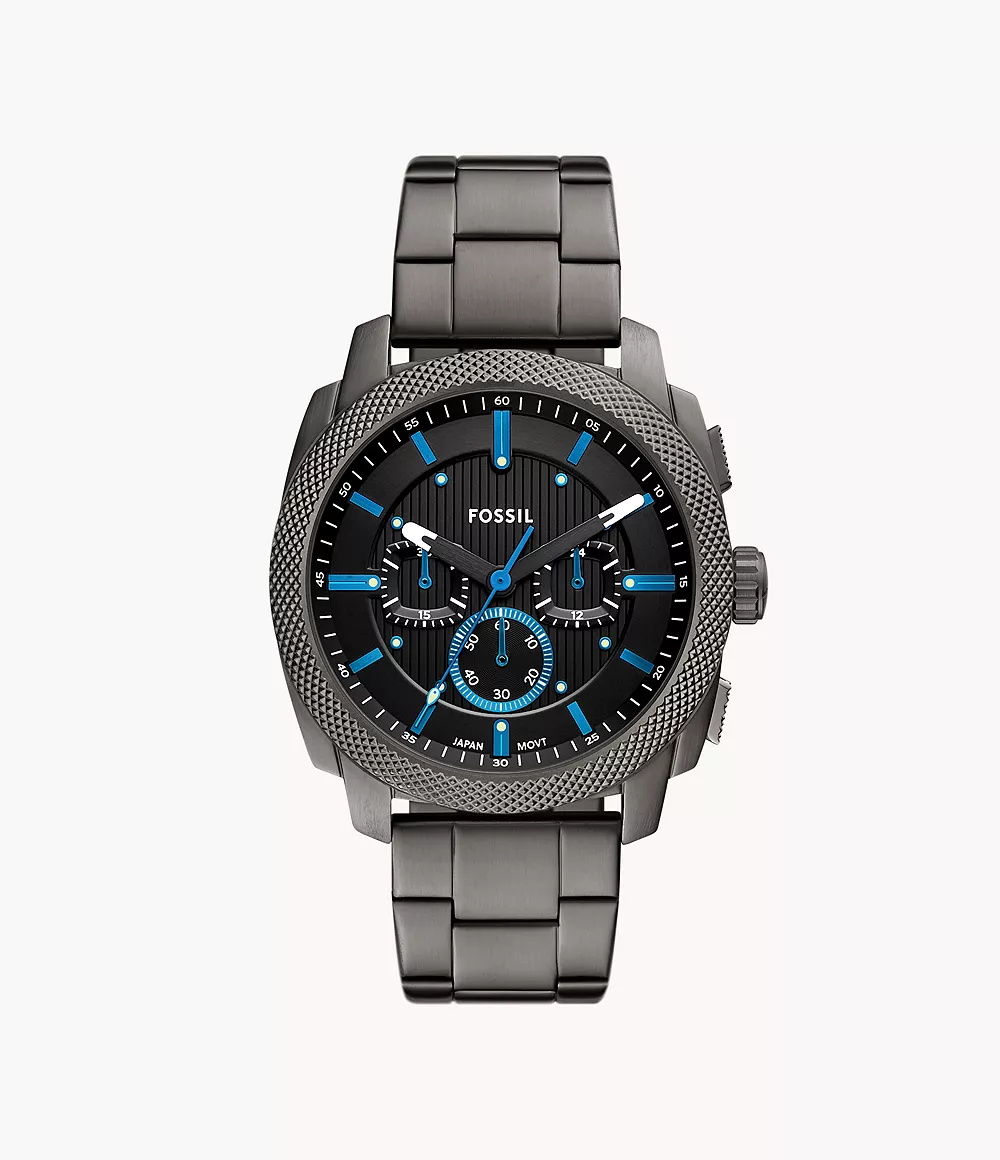 Reloj Machine Fossil de hombre pulsera de metal 44mm