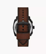 Reloj Fossil Machine de hombre banda de piel 44 mm