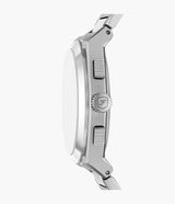 Reloj Fossil Everett Smoke de hombre banda de metal 44 mm
