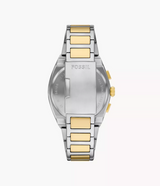 Reloj Fossil Everett Smoke de hombre banda de metal 44 mm