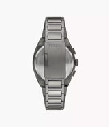 Reloj Fossil Everett Smoke de hombre banda de metal 44 mm