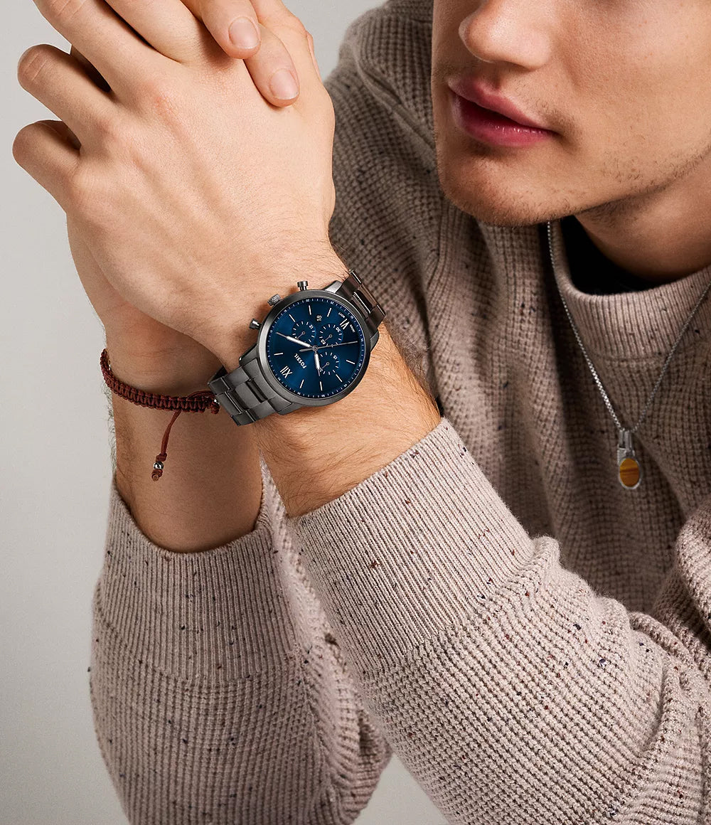 Reloj Fossil Neutra para caballero pulsera de metal