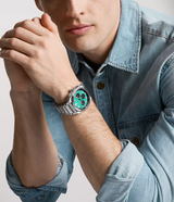 Reloj Fossil Everett Smoke de hombre banda de metal 44 mm