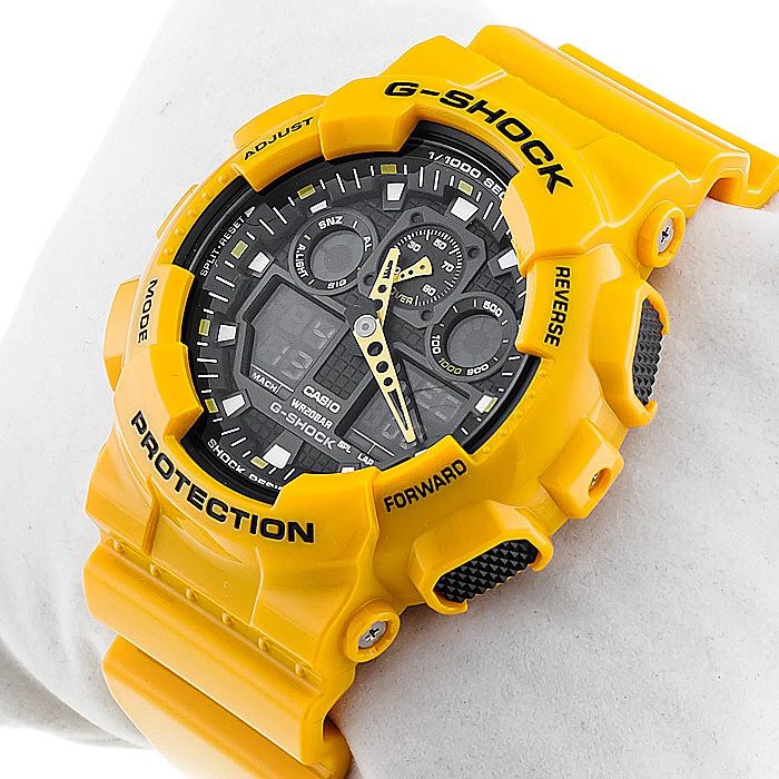 GA-100 Reloj G-Shock Pulsera de Caucho para Hombre Digita y Análogo