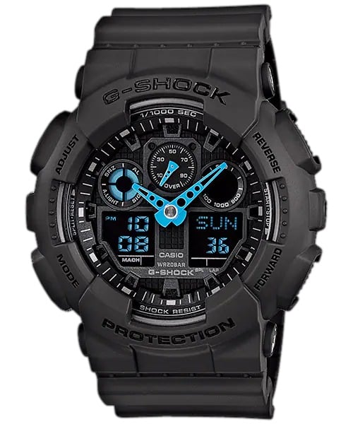 GA-100 Reloj G-Shock Pulsera de Caucho para Hombre Digita y Análogo