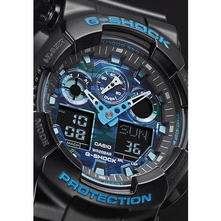 GA-100 Reloj G-Shock Pulsera de Caucho para Hombre Digita y Análogo