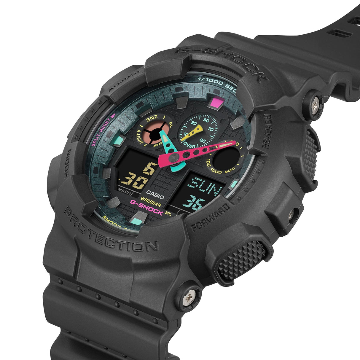 GA-100 Reloj G-Shock Pulsera de Caucho para Hombre Digita y Análogo