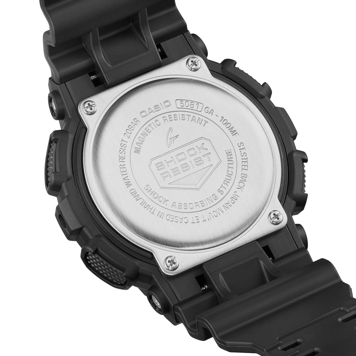 GA-100 Reloj G-Shock Pulsera de Caucho para Hombre Digita y Análogo