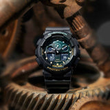 GA-100 Reloj G-Shock Pulsera de Caucho para Hombre Digita y Análogo