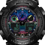 GA-100 Reloj G-Shock Pulsera de Caucho para Hombre Digita y Análogo