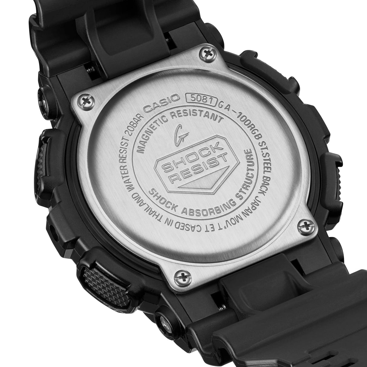 GA-100 Reloj G-Shock Pulsera de Caucho para Hombre Digita y Análogo