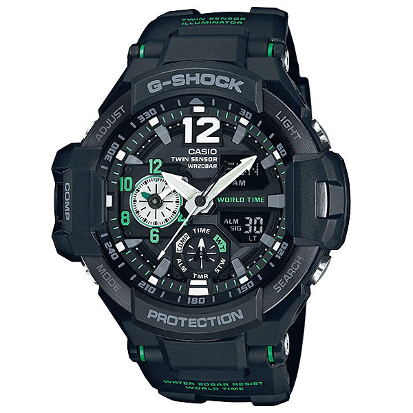 GA-1100 Reloj G-Shock Pulsera de Caucho para Hombre Digita y Análogo