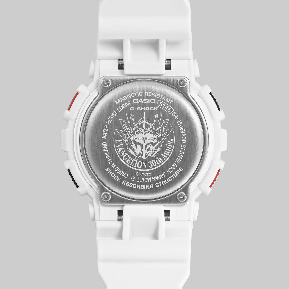 GA-110EVA30-7A Reloj G-Shock Evangelion banda de caucho doble hora