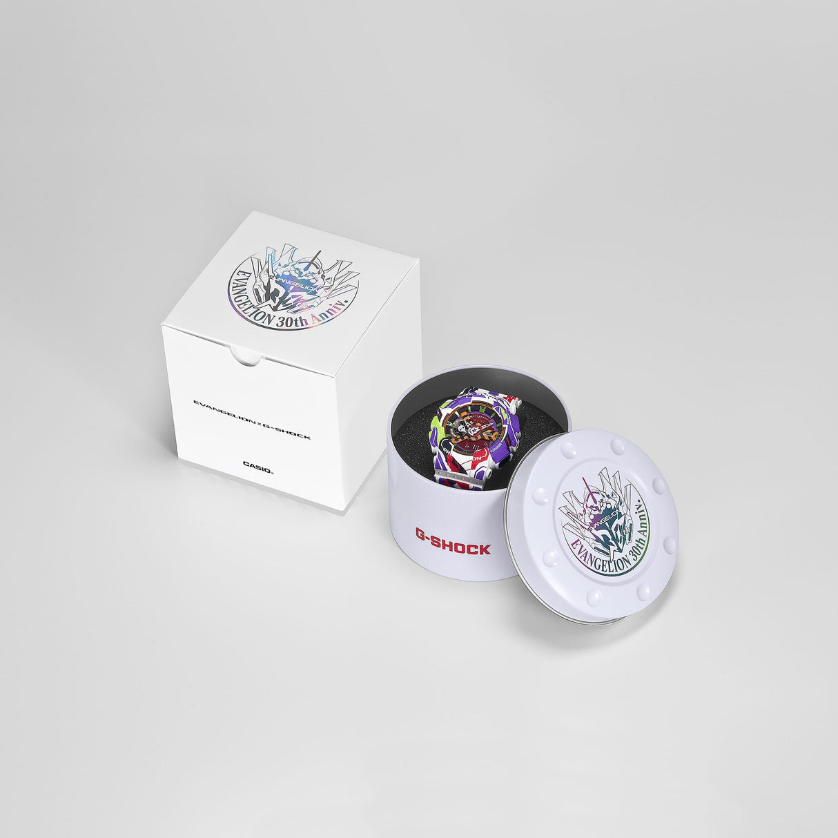 GA-110EVA30-7A Reloj G-Shock Evangelion banda de caucho doble hora