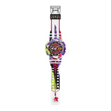 GA-110EVA30-7A Reloj G-Shock Evangelion banda de caucho doble hora