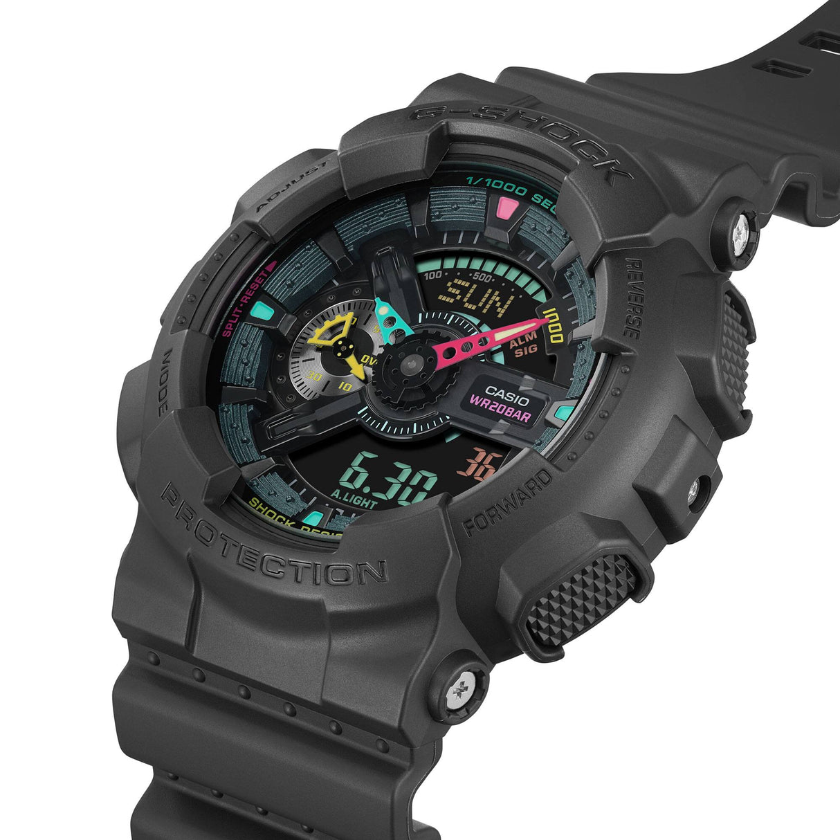 GA-110 Reloj G-Shock Pulsera de Resina para Hombre Doble hora