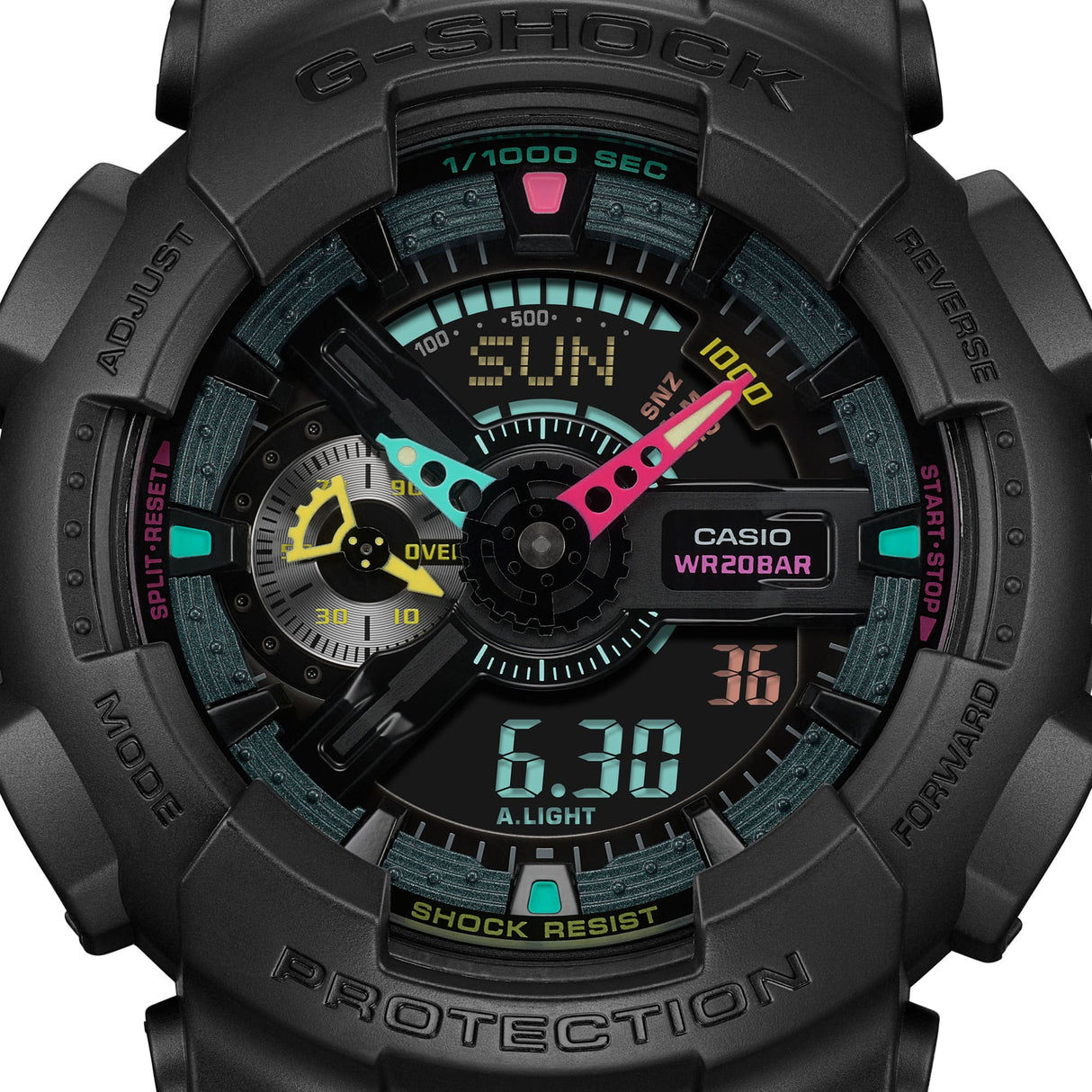 GA-110 Reloj G-Shock Pulsera de Resina para Hombre Doble hora