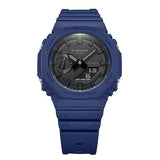 GA-2100 Reloj G-Shock Pulsera de Caucho para Hombre Doble hora