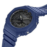 GA-2100 Reloj G-Shock Pulsera de Caucho para Hombre Doble hora