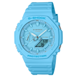 GA-2100 Reloj G-Shock Pulsera de Caucho para Hombre Doble hora