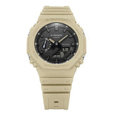 GA-2100 Reloj G-Shock Pulsera de Caucho para Hombre Doble hora