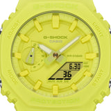 GA-2100 Reloj G-Shock Pulsera de Caucho para Hombre Doble hora