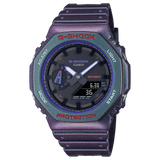 GA-2100 Reloj G-Shock Pulsera de Caucho para Hombre Doble hora