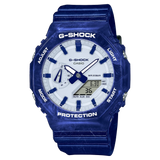 GA-2100 Reloj G-Shock Pulsera de Caucho para Hombre Doble hora