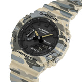 GA-2100 Reloj G-Shock Pulsera de Caucho para Hombre Doble hora