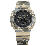 GA-2100 Reloj G-Shock Pulsera de Caucho para Hombre Doble hora