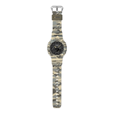 GA-2100 Reloj G-Shock Pulsera de Caucho para Hombre Doble hora