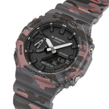 GA-2100 Reloj G-Shock Pulsera de Caucho para Hombre Doble hora