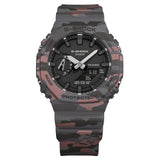 GA-2100 Reloj G-Shock Pulsera de Caucho para Hombre Doble hora