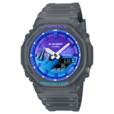 GA-2100 Reloj G-Shock Pulsera de Caucho para Hombre Doble hora