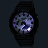 GA-2100 Reloj G-Shock Pulsera de Caucho para Hombre Doble hora