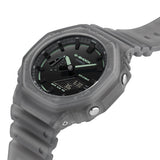 GA-2100 Reloj G-Shock Pulsera de Caucho para Hombre Doble hora