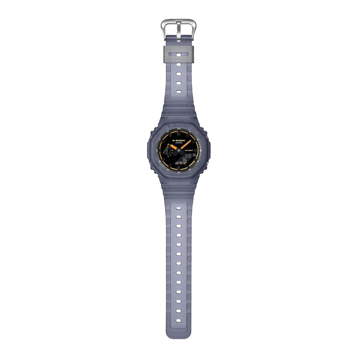 GA-2100 Reloj G-Shock Pulsera de Caucho para Hombre Doble hora