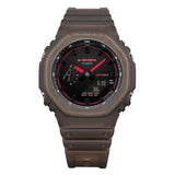 GA-2100 Reloj G-Shock Pulsera de Caucho para Hombre Doble hora