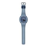 GA-2100 Reloj G-Shock Pulsera de Caucho para Hombre Doble hora