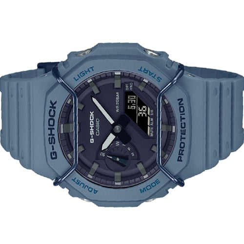 GA-2100 Reloj G-Shock Pulsera de Caucho para Hombre Doble hora